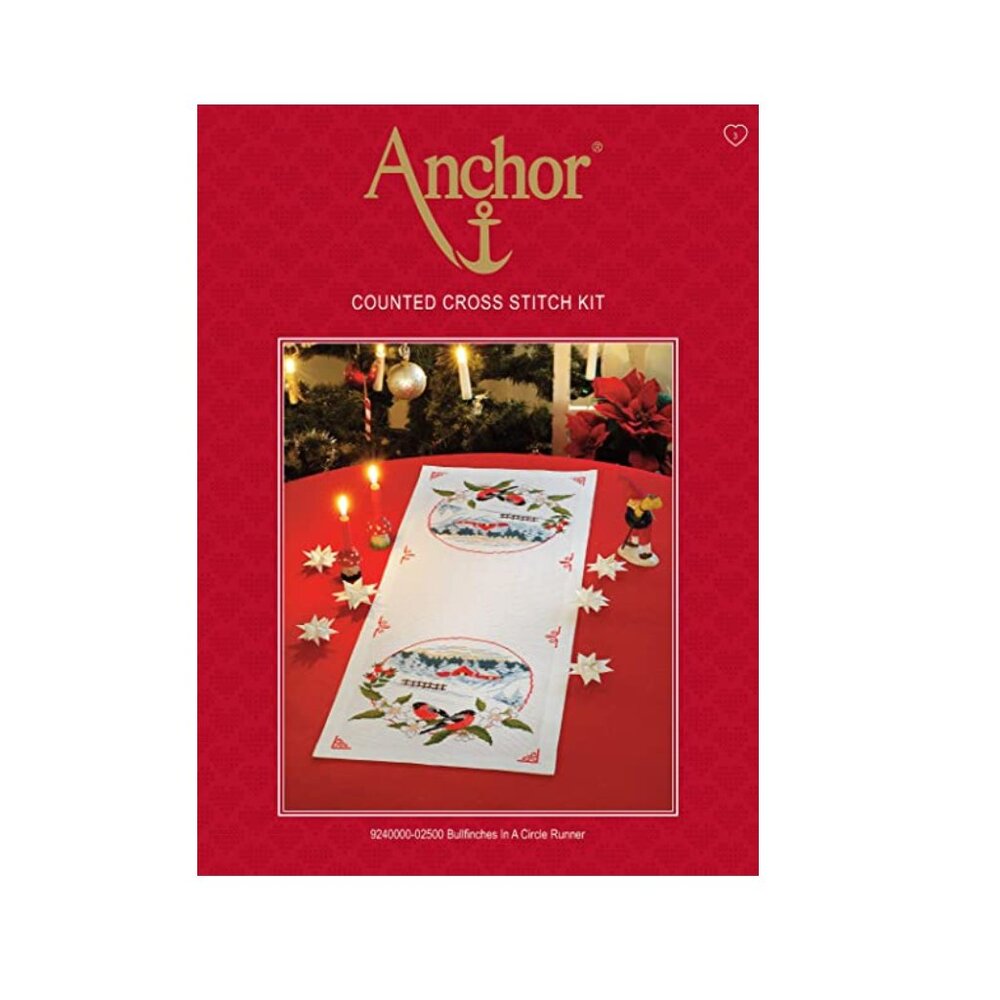 Anchor Counted Cross Stitch Kit - Bullfinches in a Circle